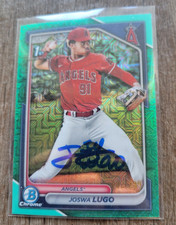 Joswa Lugo Signed 2024 1st Bowman Chrome Baseball Card #BCP-237 Angels /299 Mojo