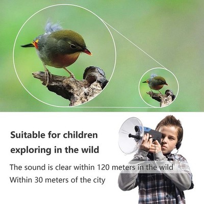 300-Foot Shock-Proof Easy-To-Carry Quiet 300-Foot Bird-Watching Listening Device