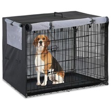 Dog Crate Covers 36 inch 1200D Built-in Anti-Freezing Felt for Outdoor  Pet ...