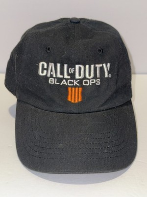 Call Of Duty Black Ops 2 HatCap Black Adjustable Snap Back Miltary Video Game H2
