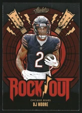 2024 Absolute Rock Out #9 D.J. Moore - FB