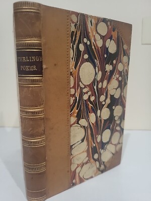 1839 - Poems by John Sterling HC Edward Moxan London VG Leather Bound