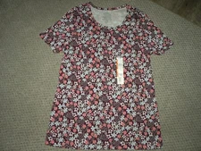 Time And Tru Women's Scoop Neck T-Shirt Size XL NWT 1