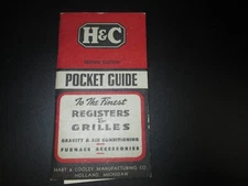 Hart & Cooley Vintage 8th edition Pocketguide to registers & grilles,Holland,Mic