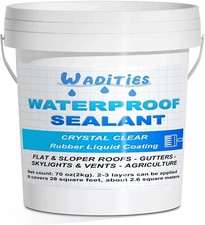 Waterproof Sealant Clear 2L 70Oz Wall Bathroom Roof WaterBased Coating Invisible