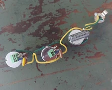 Solderless P/J Bass Custom wiring harness Vitamin Q PIO.082 Alpha Solid Shaft 