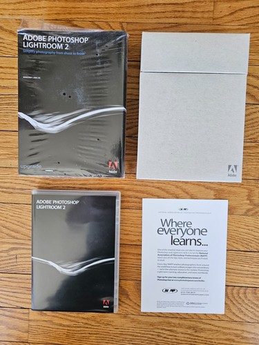 Adobe Photoshop Lightroom 2 (DVD, 2008 1-Disc) Retail Version Windows Mac w/ Key