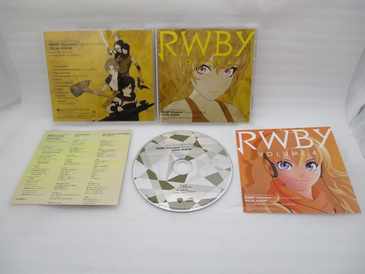 CD RWBY Original Soundtrack VOCAL ALBUM Volume1, 2,3,4 CD RWBY Original Soundtrack VOCAL ALBUM Volume1, 2,3,4