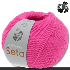 Lana Grossa 100 g Meilenweit 100 Seta Sockenwolle Merino Seide Garn Stricken