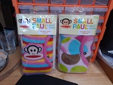 Paul Frank Snuggly Hugs Blanket Baby Infant Round Circles and Stripes New