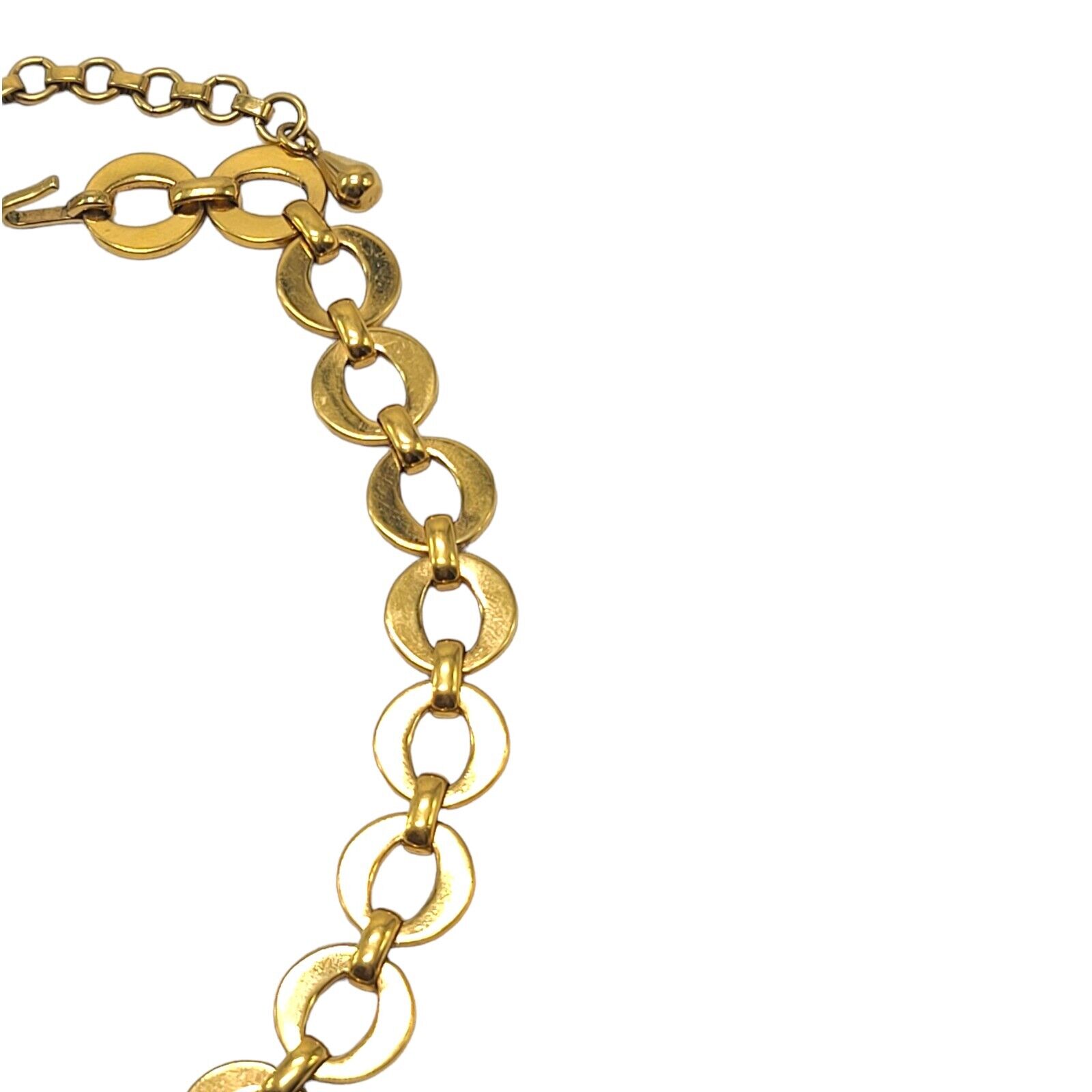Vintage Monet Gold Tone Choker Collar Chainlink N… - image 5