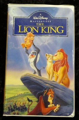 VHS The Lion King   Jeremy Irons, James Earl Jones A Walt Disney Masterpiece