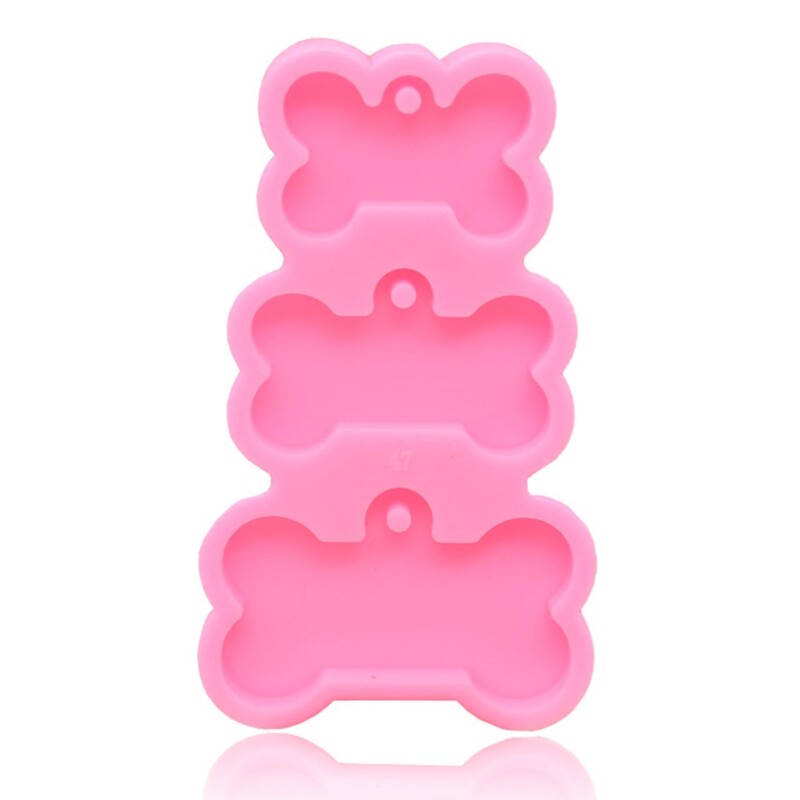 DIY Keychain Epoxy Resin Mold Jewelry for Key Chain Hanging Pendant Silicone Mou