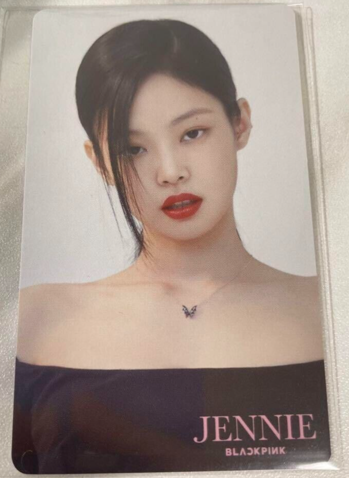 BLACKPINK JENNIE THE ALBUM トレカ BLACKPINK JENNIE THE ALBUM Photocard PC Photo card Kpop Mint