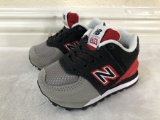 New Balance Baby Infant's 574 Sport Pack Lace up Sneaker - Black / Red SIZE3