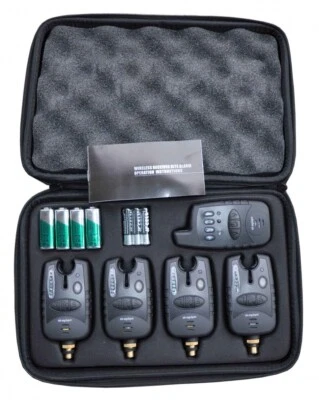 MK Carbon Funk Bissanzeiger 4plus1 Set 1:1 Direktübertragung 9V + AAA