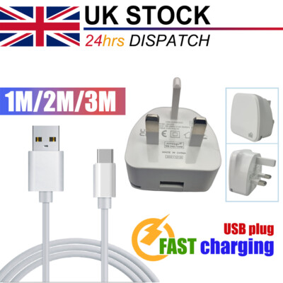 Fast charger plug USB cable leads for Moto G9/G8/G7 Razr 40 50 G34