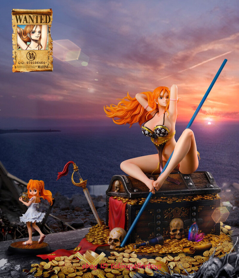 Dragon Studio One Piece Nami 1/4 Resin Figure Model Painted Statue