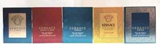 5 PIECE LOT VERSACE Men's Cologne Fragrance Assorted Sample Spray Vials Set NEW