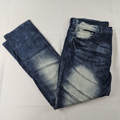 Men's Denim Trends Jeans Stretch Straight Denim Pants Size 36×30/31 PLEASE READ 