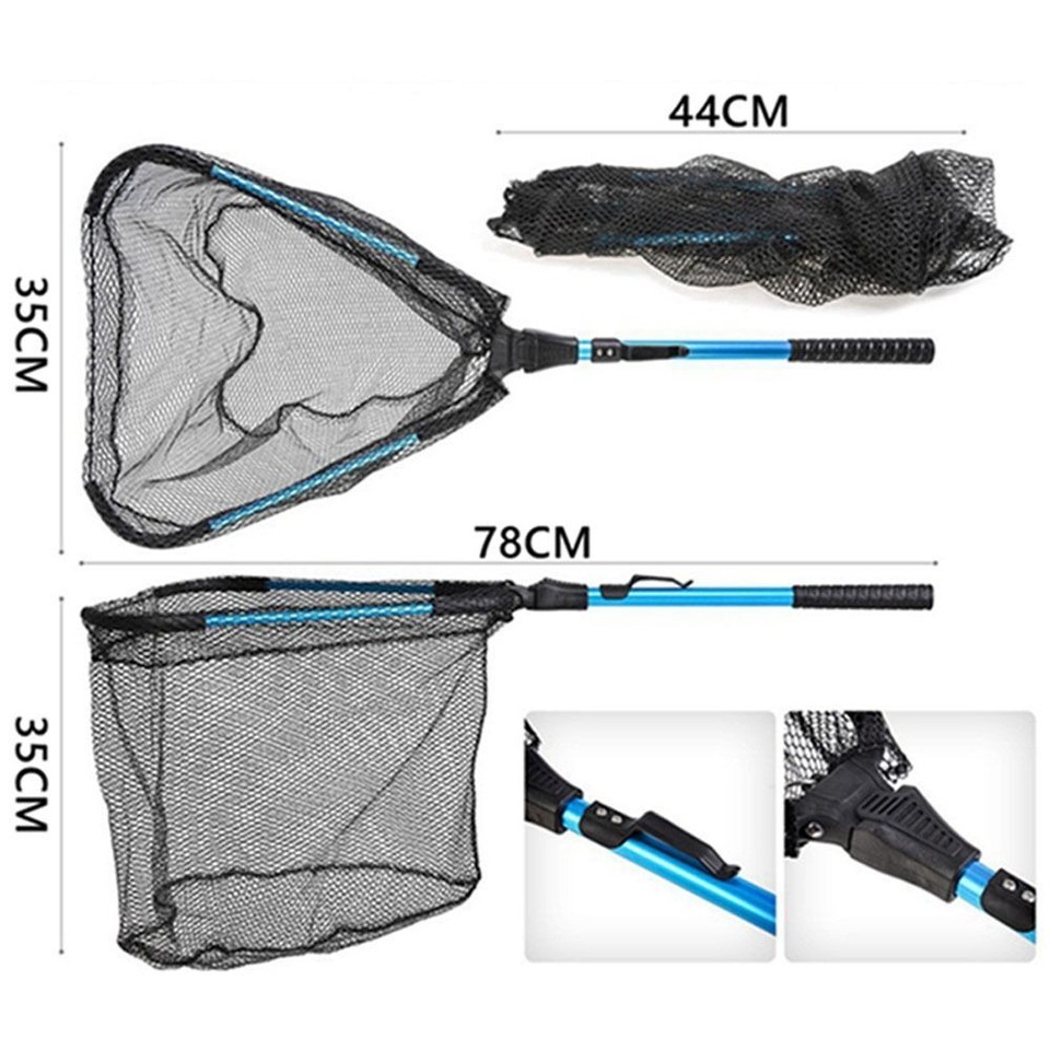 Nets Telescoping Fishing Nets Triangle Fishing Nets Collapsible Fishing