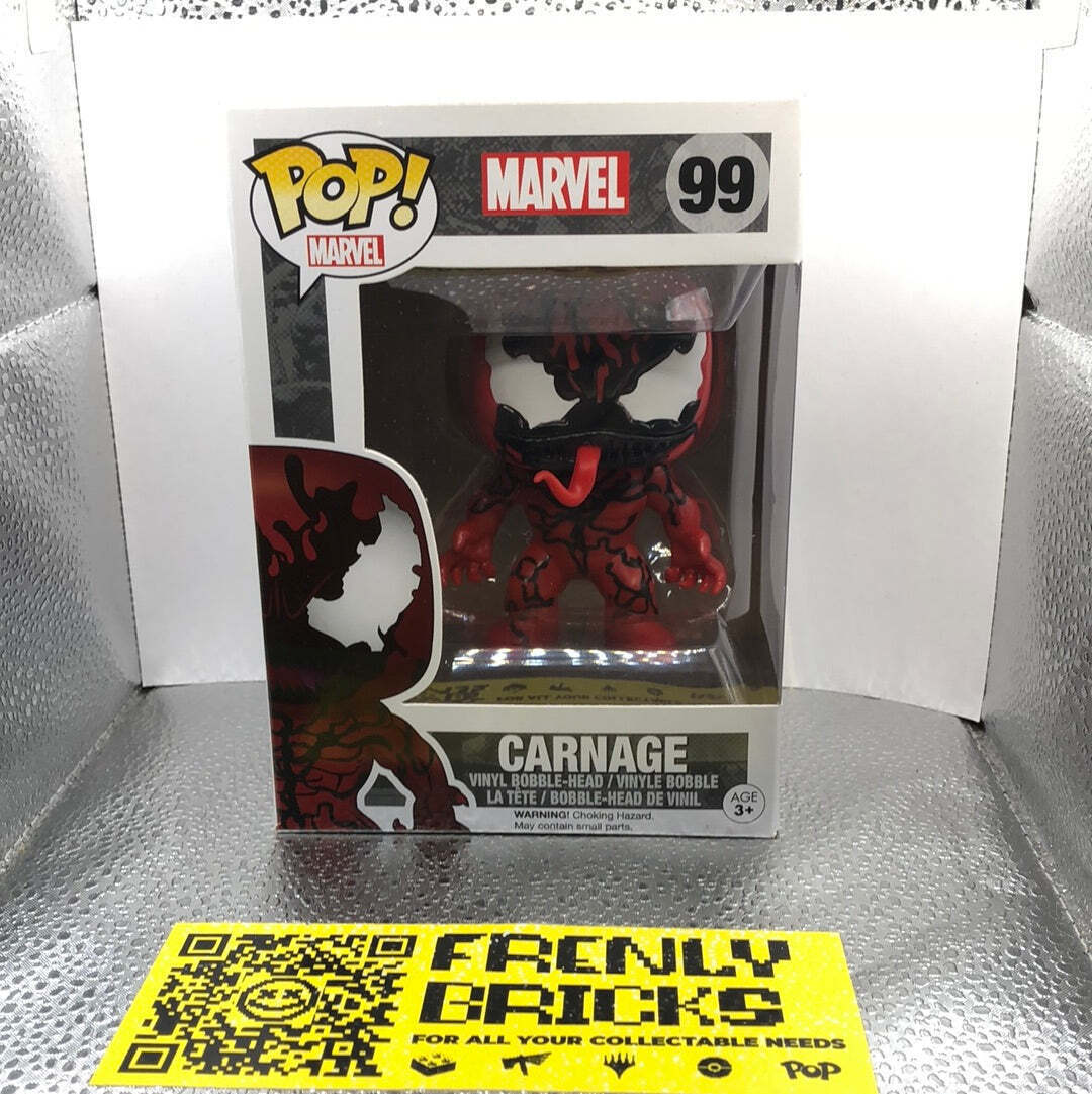 En Oferta ¡Funko Pop! Vinilo: Marvel - Carnage #99 Exclusivo De Tema Candente