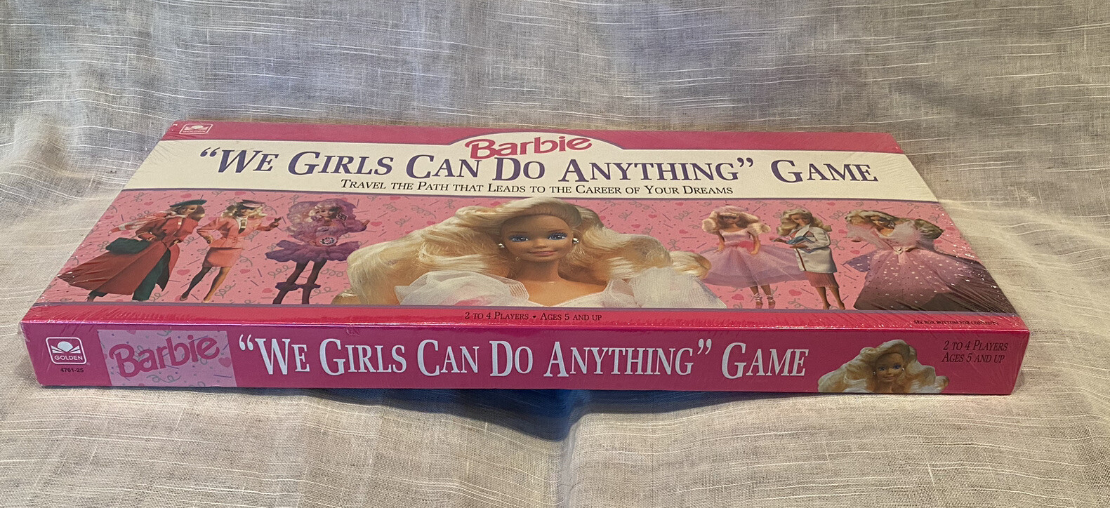NEW Vintage 1991 Barbie We Girls Can Do Anything Game Golden Mattel S L1600 