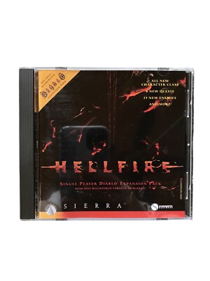 Diablo: Hellfire - Single Player Expansion Pack (PC CD-ROM, 1997)