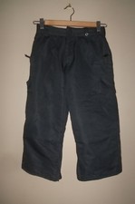 FALLS CREEK BLACK FLEECE LINED ADJUSTABLE WAIST SNOW SNOWBOARD SKI PANTS XS 4 5
