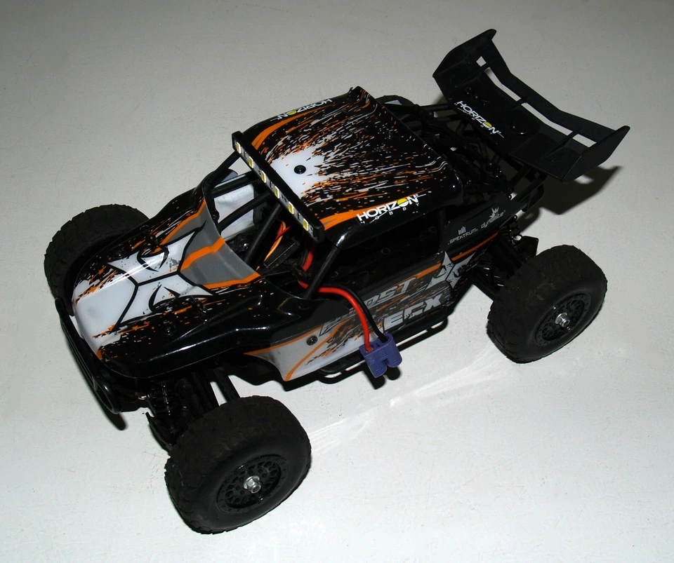 Ecx 1/18 Roost 4WD Desert Buggy RTR Black Orange  ECX01005 - Image 3 of 4