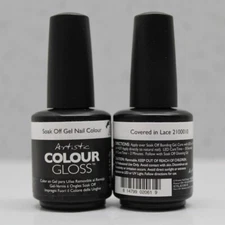 Artistic Colour Gloss - Covered In Lace - 0.5 oz Soak Off Gel Polish #2100010