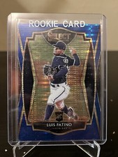2021 Panini Select Luis Patino Blue Pulsar Prizm 9/13 SSP RC Rookie No. 195 RAYS