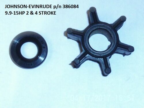 OMC JOHNSON EVINRUDE OUTBOARD ENGINE IMPELLER 9.9-15hp + DRIVE SHAFT SEAL - Photo 1/5
