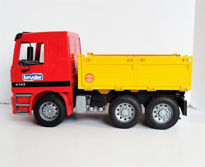 Bruder Mercedes Actros 4143 Red Yellow Construction Dump Truck