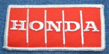 Original Vintage 80s HONDA 4" Patch Dirt Bike ATV 3-Wheeler Car Motorcycle Retro
