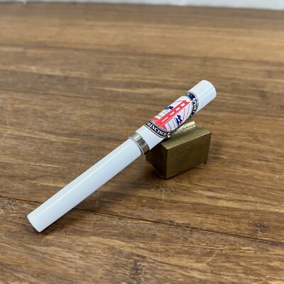 VTG White Sheaffer Plastic Body Ballpoint Pen Golden Gate Sports Club SF Cali