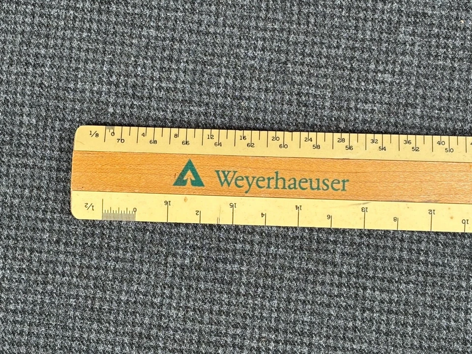 B15 Weyerhaeuser / Trusjoist 18” Wood/Plastic Architect /Design ruler Scale - Image 2 of 4