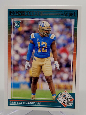 2024 PANINI SCORE GRAYSON MURPHY BASE ROOKIE FOOTBALL CARD DOLPHINS UCLA NFL 