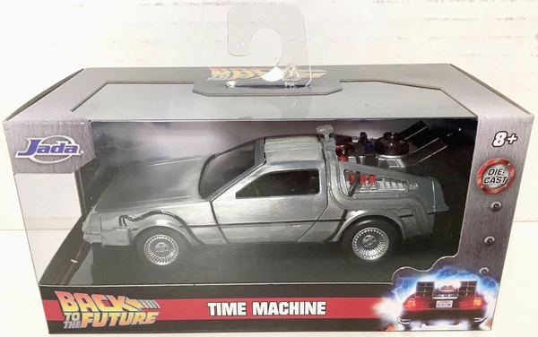 NEW Jada Toys 32185 Back to the Future TIME MACHINE 1:32 Die-Cast Metal Vehicle