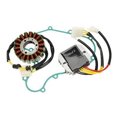 Alternator Stator & Regulator with Gasket For Bajaj Pulsar Rs200 BS4 BS6 17~2023
