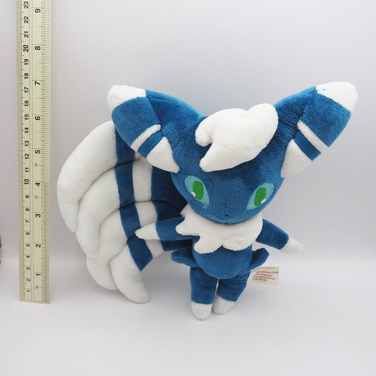 D1704B Meowstic Male Pokemon Center 2014 Original OA Plush 8