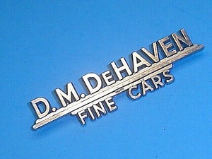 VINTAGE D.M. DEHAVEN FINE CARS LANCASTER PA. DEALERSHIP ...