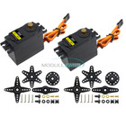2PCS MG995 Micro Servo Motor 180 Degree Metal Gear for Helicopter Car Boat