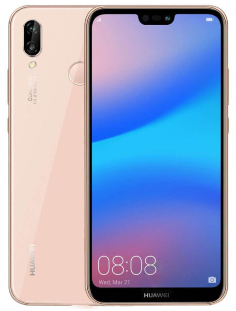 Huawei P20 Lite 64GB (Unlocked) Smartphone - Sakura Pink for sale 
