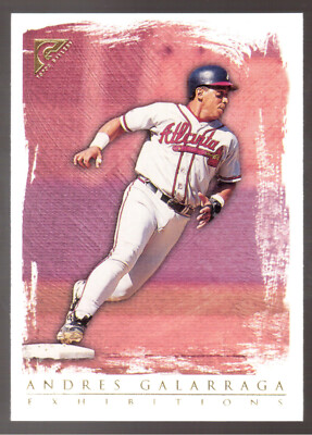 1999 TOPPS GALLERY #E20 ANDRES GALARRAGA EXHIBITS