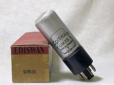 1pcs - EDISWAN UM35 VACUUM TUBE NOS NIB