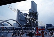 1967 City Hall Curved Buildings Fountain Street Scene Toronto Ektachrome Slide
