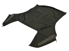 Fits: Ford Mustang Soft Top, TOP ONLY, 1991-93 Black Pinpoint Vinyl