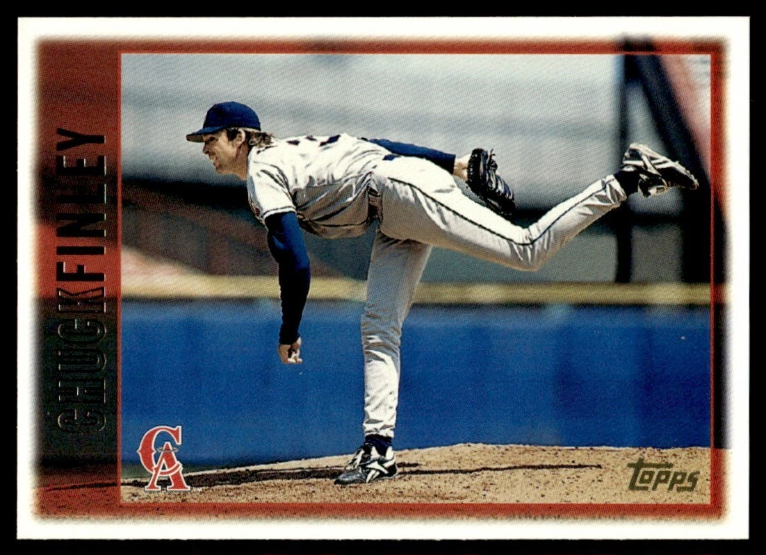 Chuck Finley trading card