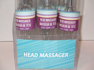 Hand Held Head & Scalp Massager - Octopus Style Scratcher Stress Relief Relaxing